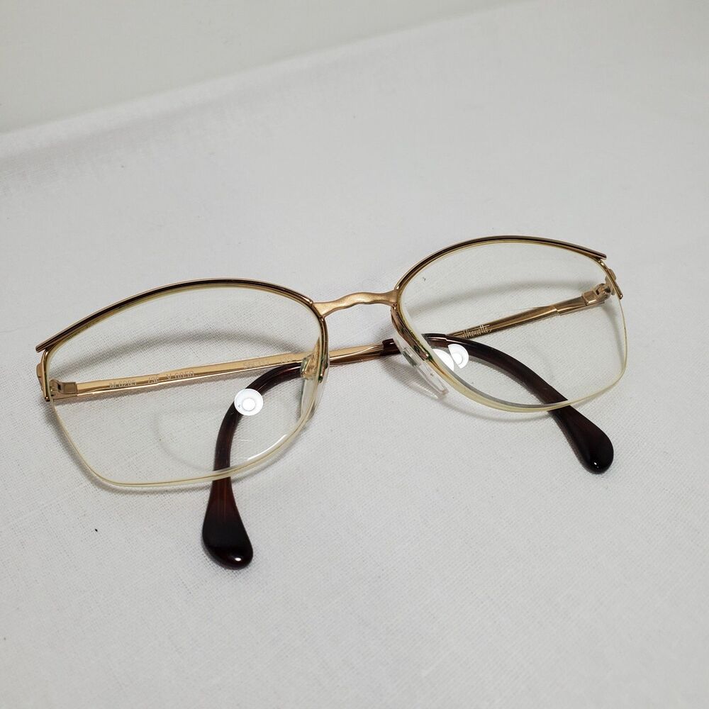 Silhouette Eyeglasses M 6285 /30 V 6050 Light Gold Half Rim Austria 56[]17 135